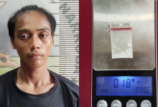 Satresnarkoba Prabumulih Tangkap Ari Wibowo, Sabu Disembunyikan di Kaus Kaki