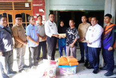 Peduli Warga Tertimpa Musibah, Wali Kota Arlan Salurkan Bantuan Kebakaran di Desa Kemang Tanduk