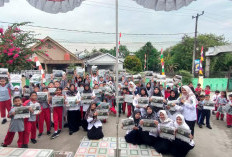 Ratusan Siswa SDN 39 Kota Prabumulih Mengikuti Lomba Mewarnai di Koran Prabumulih Pos 