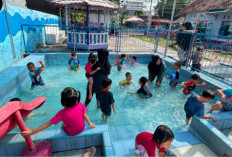 TK Ladas Berendai Prabumulih Antusias Ikuti Kegiatan Berenang, Latih Motorik dan Keberanian
