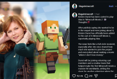 Dari Candaan, Kini Kirsten Dunst Resmi Gabung Minecraft Movie 2