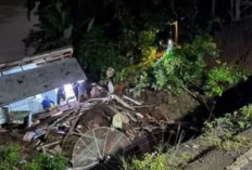 Longsor di Jalur Mudik Musi Rawas-Muba, Kendaraan Besar Dilarang Melintas!