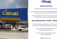 Pasca Kebakaran, Manajemen Pastikan Citimall Prabumulih Beroperasi Normal