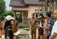 Cegah Penyimpangan, Kejari Prabumulih Monitoring Proyek Gedung Pustu Muara Dua Barat