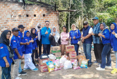 Cepat Tanggap! DPC Demokrat Prabumulih Bantu Warga Anak Petai, Korban Kebakaran Rumah