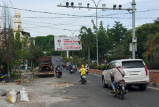 Jalan Sudirman  Kota Prabumulih Ditarget Mulus Sebelum HUT Kota 