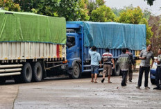 Kesal Jalan Rusak, Kandangkan 4 Truk Batubara