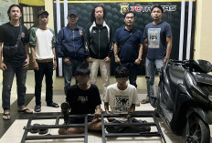 Ya Ampun! Dua Remaja 17 Tahun di Prabumulih Gasak Kerang Besi Carry Tayo Pakai Gerinda