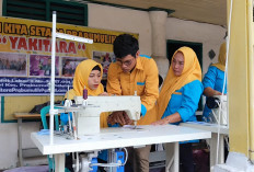 Asah Kemampuan Menjahit, LKS Yakitara Prabumulih Gelar Pelatihan Mandiri 