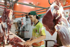 Jelang Lebaran, Giliran Harga Daging - Tulang di Pasar Prabumulih Melambung