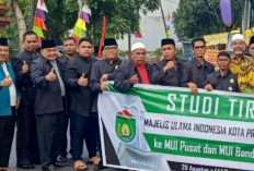 Pengurus MUI Prabumulih Edukasi Sekaligus SIlaturrahmi ke MUI Pusat