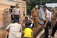 9 Rumah Berdiri Kokoh, 1 Lagi Dikebut: Program Bedah Rumah Polres Prabumulih Hampir Tuntas 