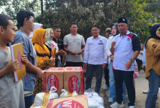 PSI Prabumulih Partai Pertama Bantu Korban Kebakaran Patih Galung, Bawa Bantuan dan Semangat Bangkit