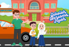 SMP Negeri 3 Prabumulih Ajak Ayah Antar Anak di Hari Pertama Sekolah