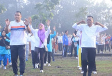Pemkot Prabumulih Kampanye Hidup Sehat, Gelar Senam di Stadion Talang Jimar