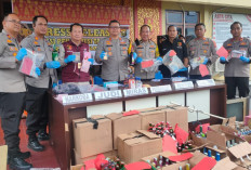 Operasi Pekat Musi Polres Prabumulih Ungkap 50 Kasus, Didominasi Tersangka Judi: 2 Tersangka Prostitusi 