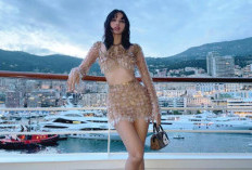 Lisa Blackpink Tampil Memukau dengan Baju Daur Ulang di Pesta Grand Prix Monako