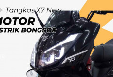 Tangkas X7 New Meluncur, Motor Listrik Bongsor Harga Rp 22 Jutaan