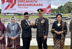 Peringatan HUT Bhayangkara ke-79, Wako Prabumulih Harapkan Polri Semakin Solid - Dekat dengan Masyarakat
