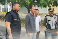 Sopir Truk Penabrak Gerbang Selamat Datang Kota Prabumulih Diperiksa Polisi