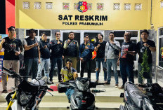Gasak 2 Motor Sekaligus, Warga Pali Ditangkap Tim Tekab Prabu 