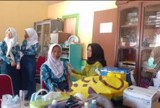 Siswa SMP PGRI Prabumulih Ikuti Imunisasi Vaksin Jenjang SMP