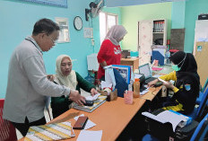 Ratusan Pekerja Paruh Waktu Ogan Ilir, Ramaikan Puskesmas Timbangan