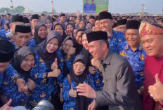 Dilantik di BKB, Ribuan ASN Palembang Terima SK: Gaji Dibayar Juni 