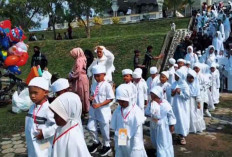 Seluruh Paud Kota Prabumulih Manasik Haji Cilik