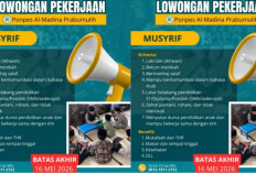 Ponpes Al-Madina Prabumulih Buka Lowongan Kerja, Pendaftaran Sampai 16 Mei 2026