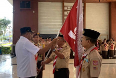 Kontingen Pramuka Prabumulih Resmi Dilepas ke Jamda 2026, Wali Kota Pesan Jaga Nama Baik Daerah