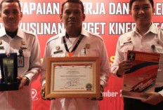 Berhasil Capai Predikat WBK, Lapas Kelas IIA Banyuasin Terima Penghargaan dari Menkumham