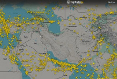 Pesawat Menghindar, Wilayah Iran dan Israel Jadi Zona Terlarang di Udara