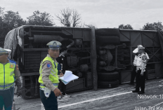 Tragedi di Tol OKI: Bus Miyor Kecelakaan, Satu Tewas, Sembilan Luka
