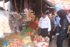 Sidak Pasar Jelang Ramadhan, Pemkot Prabumulih Pastikan Warga Tak Resah Harga Pangan