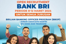 Hore....Bank BRI Buka Lowongan Kerja BBOP Angkatan 1 Tahun 2024 Periode Maret, Lokasi Jakarta 