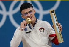 Sosok Rizki Juniansyah, Peraih Medali Emas Olimpiade Paris 2024 yang Lahir dari Keluarga Atlet 