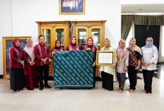 Batik Khas Prabumulih Raih Sertifikat Hak Cipta, Peluang Tembus Pasar Nasional Kian Terbuka