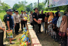 Kapolres Prabumulih Pimpin Baksos On The Road, Salurkan 100 Paket Sembako