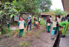 Satuan Pendidikan si Prabumulih Ikut Sukseskan World Clean Up Day 2025