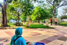 Taman Kota Prabujaya Masih Jadi Tempat Tongkrongan Terfavorit 