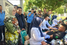 Peringati Hari Jadi Kota Palembang ke-1442, PWI Sumsel Gelar Donor Darah dan Sunat Massal