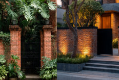 Inspirasi Pagar Bata Ekspos, Bikin Rumah Terlihat Natural dan Modern