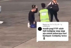 Beredar Momen Chris Martin Coldplay Sujud di Bandara Sebelum Naik Pesawat untuk Meninggalkan Indonesia, Netize