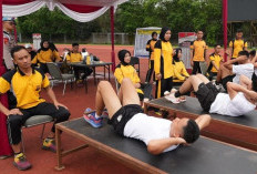 Transparan dan Ketat! Polda Sumsel Laksanakan Tes Jasmani Calon Taruna Akpol 2025