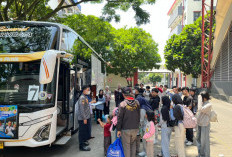 Mudik Gratis Mahasiswa Muba, 283 Penumpang Diberangkatkan dengan Bus dan Speed Boat