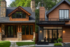 5 Inspirasi Rumah Desa dengan Perpaduan Kayu dan Batu Alam yang Estetik