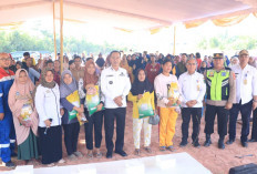 Emak - Emak Antusias Belanja di Pasar Murah, Digelar Pemkot Prabumulih di Kelurahan Anak Petai 