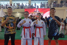 Empat Siswa SMA 2 Prabumulih Boyong Medali Karate Nasional Piala Presiden 2026