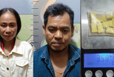 Pasutri Asal Palembang Dibekuk saat Pesta Sabu di Prabumulih